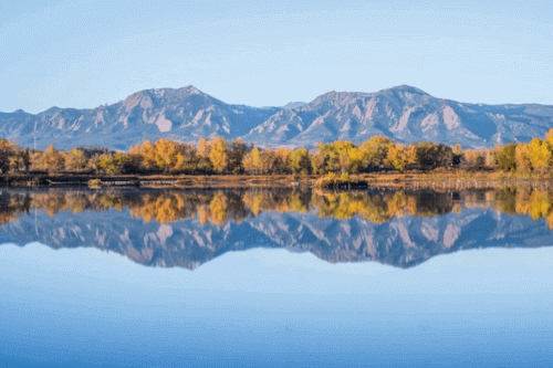 Boulder Reservoir in Colarado, USA