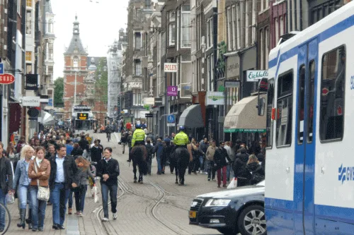 Amsterdam City Center - Best European Cities for Digital Nomads
