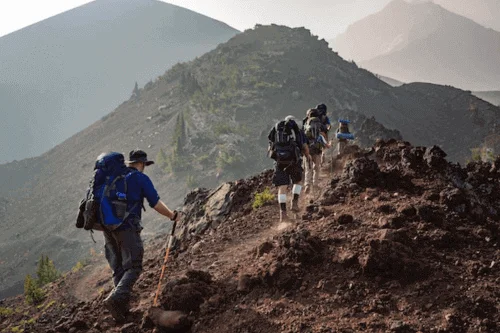 What Size Backpack Do I Need For A Day Hike - Walking in mountains