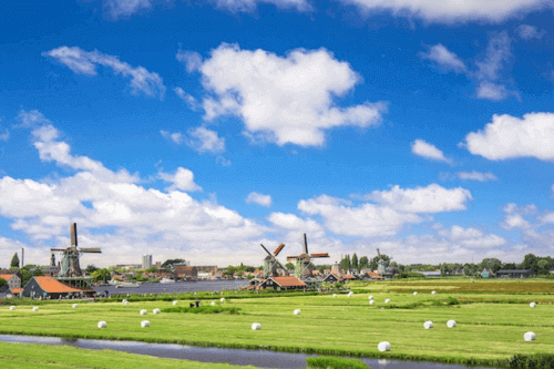 Windmills in Den Bosch, Netherlands